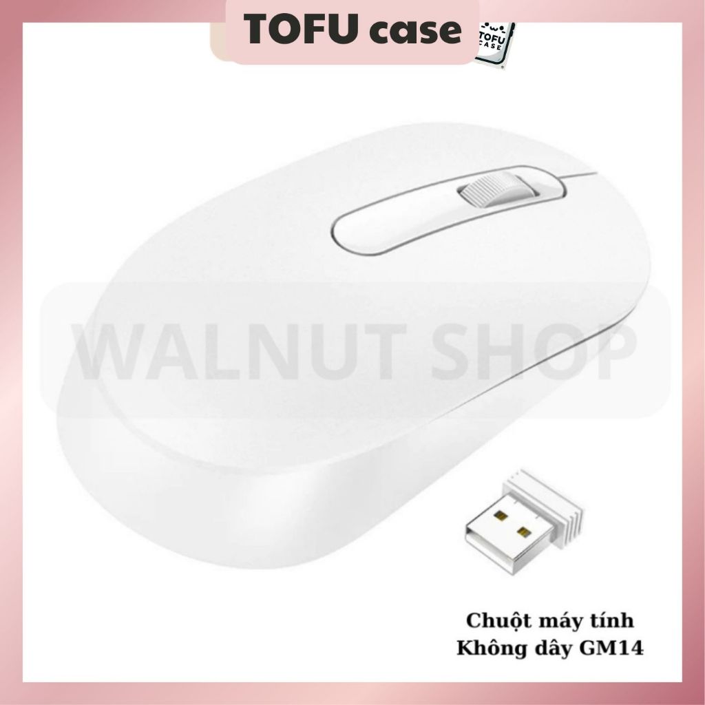 GM14 Wireless Computer Mouse 2.4G Wireless, USB Connection, DPI 1200 ...