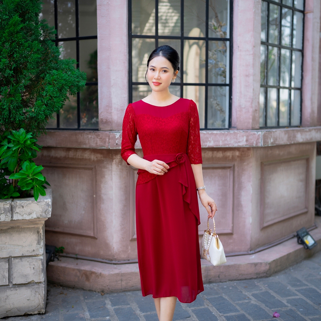 Luxury Middle-Aged Dress [ Linh Tra ] (TM 2485) Elegant, Noble, High ...