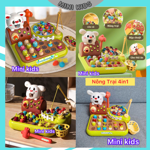 4in1 Happy Farm toys, multi-functional toys, busy toys, movement toys ...