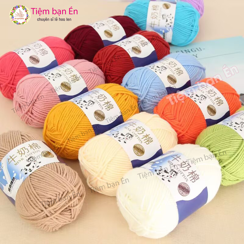 Milk Cow Wool 50g – All 94 Color Codes | Milk Cotton Wool Soft and ...