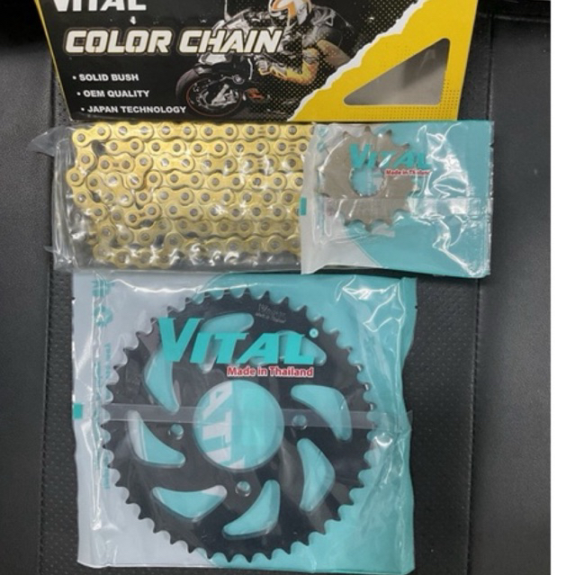 Genuine Vital Suzuki Gn125 /En 125 /Hj125 chain sprocket | Shopee ...