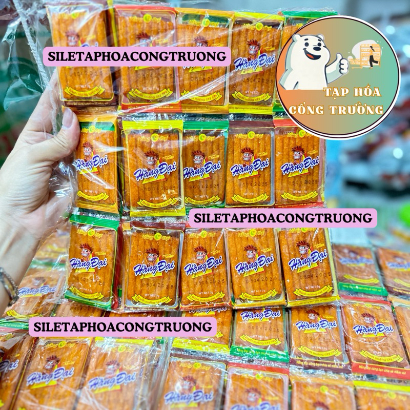 Wholesale Combo of 60 packs of Hang Dai Grilled Goat Rib Snack, Mini ...
