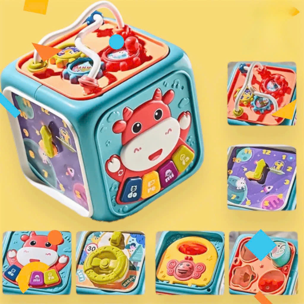 Intellectual Toy Box 6-SidedClear Busy Cow Box Develops Multi-Sensory ...