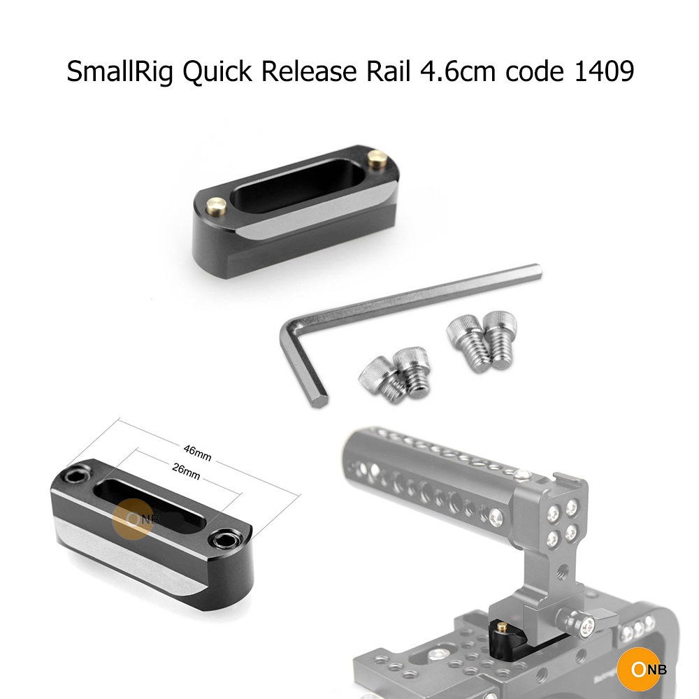 SmallRig Quick Release Rail 4.6cm code 1409 | Shopee Philippines