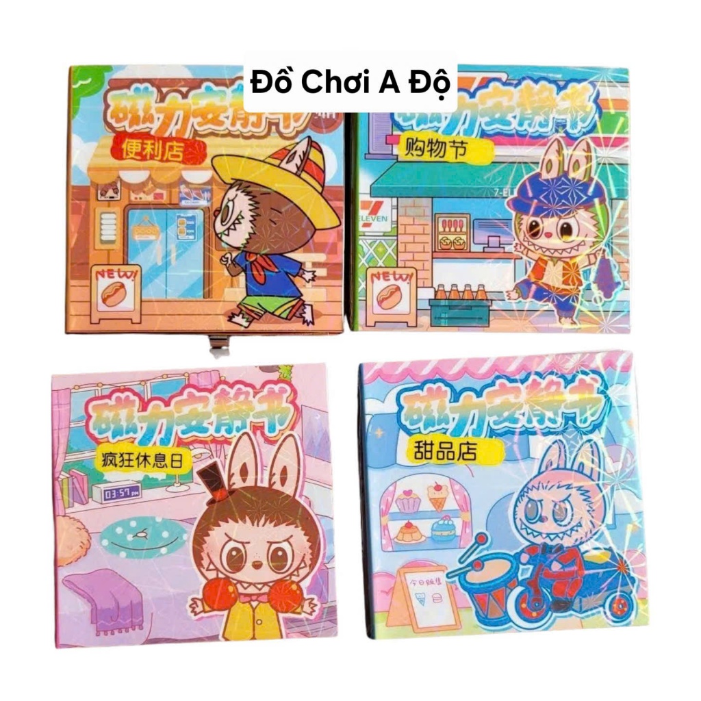 LaBuBu mini sticker Magnetic sticker book Extremely beautiful LaBuBu ...