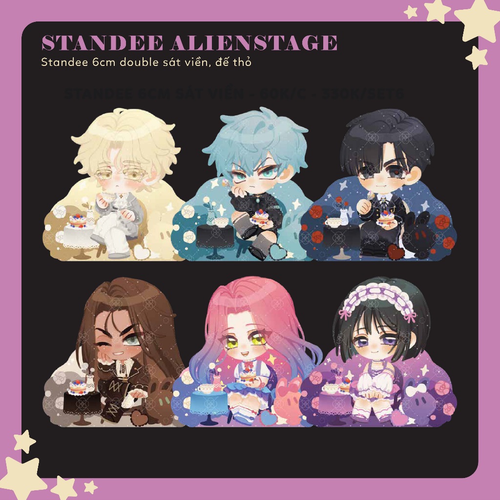 STANDEE Alien Stage ALNST TEA PARTY - cute rabbit TEA PARTY | Shopee ...