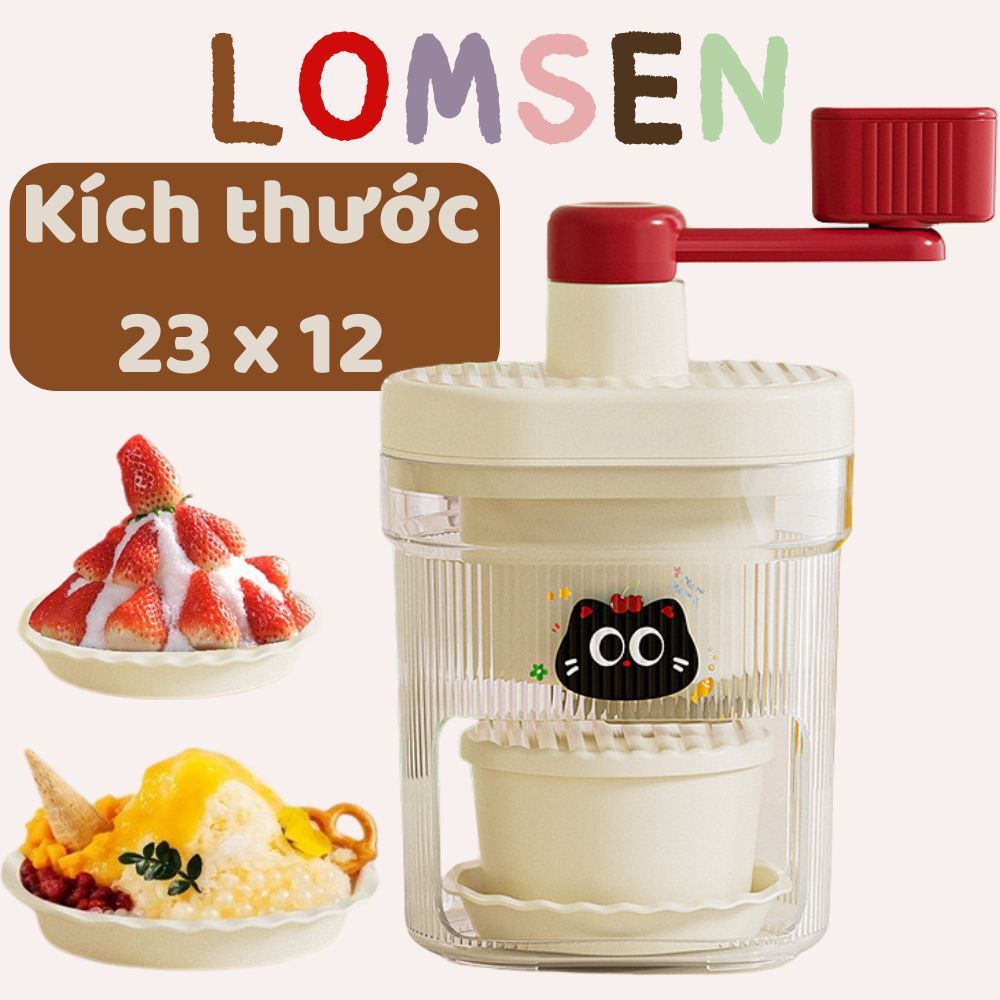 LOMSEN Smooth Ice Crusher - Convenient Ice Grinder to make Bingsu at ...