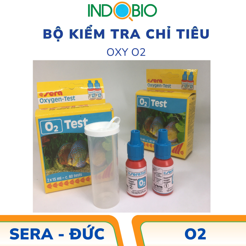 OXY INSTANT OXYGEN TEST SET (O2) IN WATER TEST SERA - GERMANY [GENUINE ...