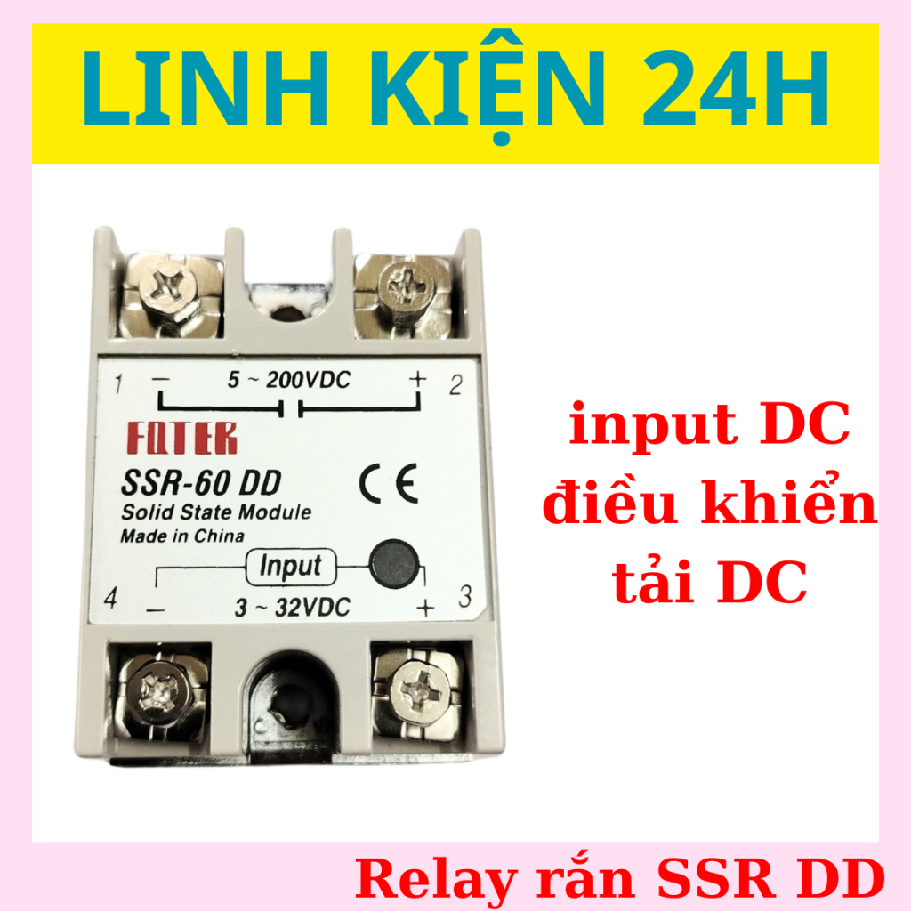 SSR DD Solid Relay - SSR Relay type DD - 25DD - 40DD - 60DD - SSR Solid ...