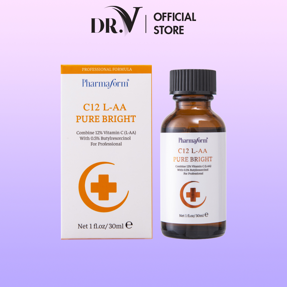 Pharmaform C12 LAA Pure Bright Serum Brightens and Rejuvenates Skin ...