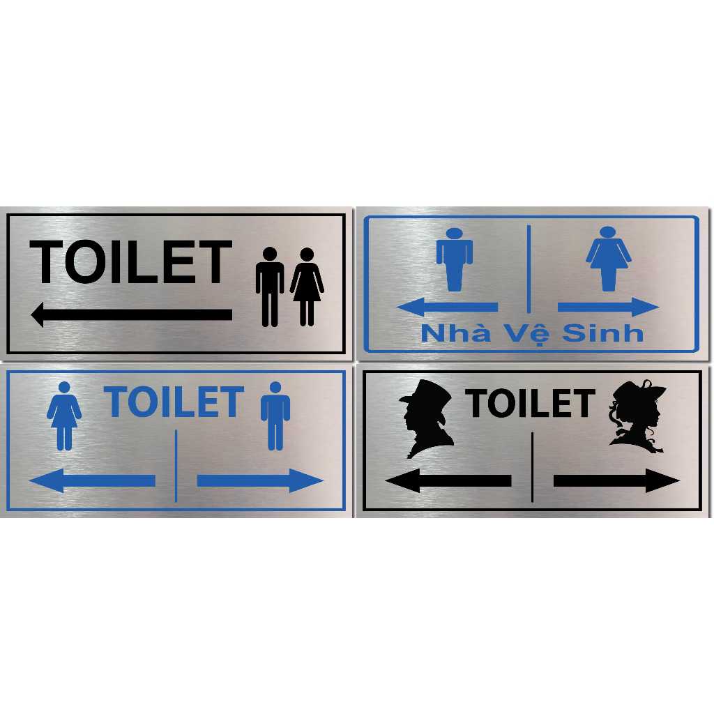 Toilet signs, toilet signs, WC instructions, men's and women's toilet ...
