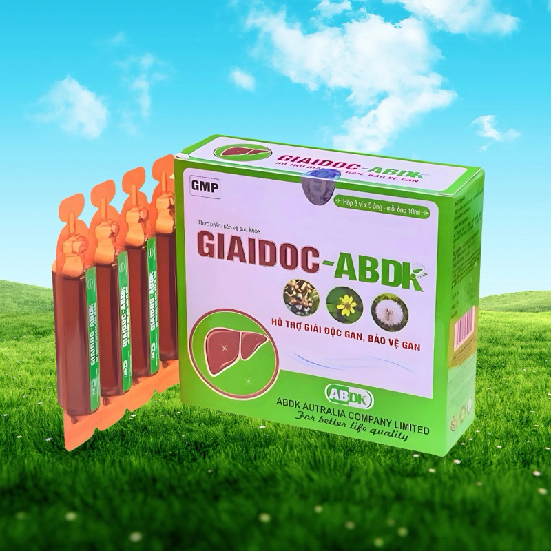ABDK Liver Detoxification (box of 15 tubes*10ml) QT - Helps clear heat ...