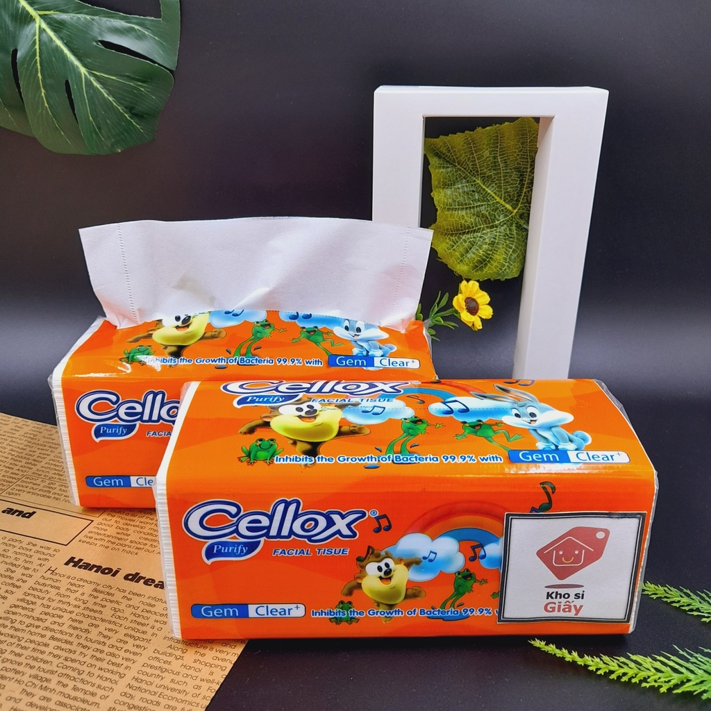 Combo of 10 packs of Cellox tissue paper, 300 sheets/3 layers, super ...