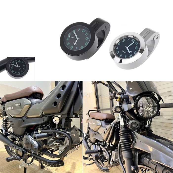 Waterproof alloy time clock for Yamaha PG1 XSR 155 motorcycle with 22mm ...
