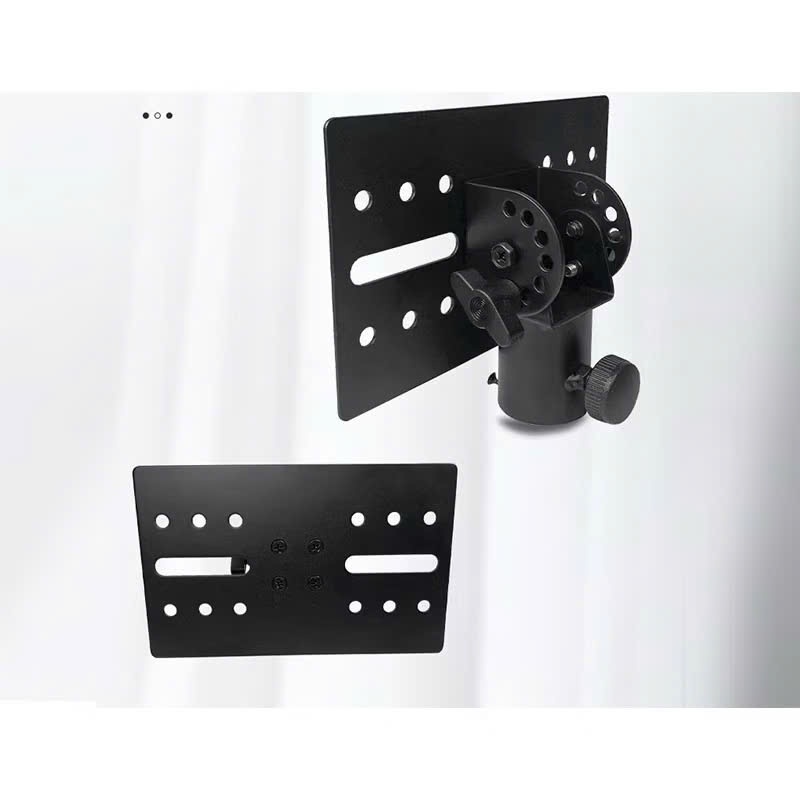 Speaker mount as shown - rotating speaker surface, sturdy metal pole ...
