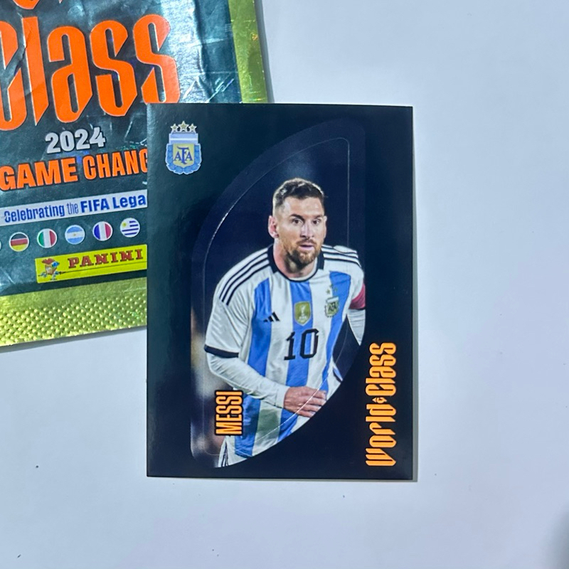 Football Sticker/player Lionel Messi - Argentina - Panini World Class ...
