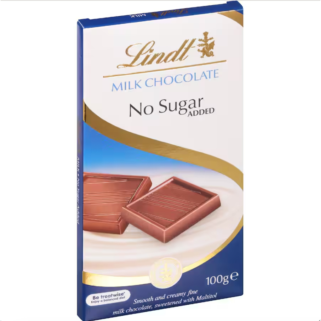 Lindt MILK Chocolate, No Sugar, 100g Lindt Chocolate | Shopee Philippines