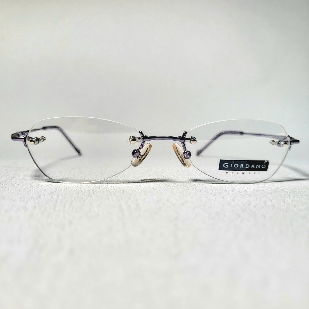 GIORDANO GA0366 3-piece eyeglass frames charcoal purple | Shopee ...