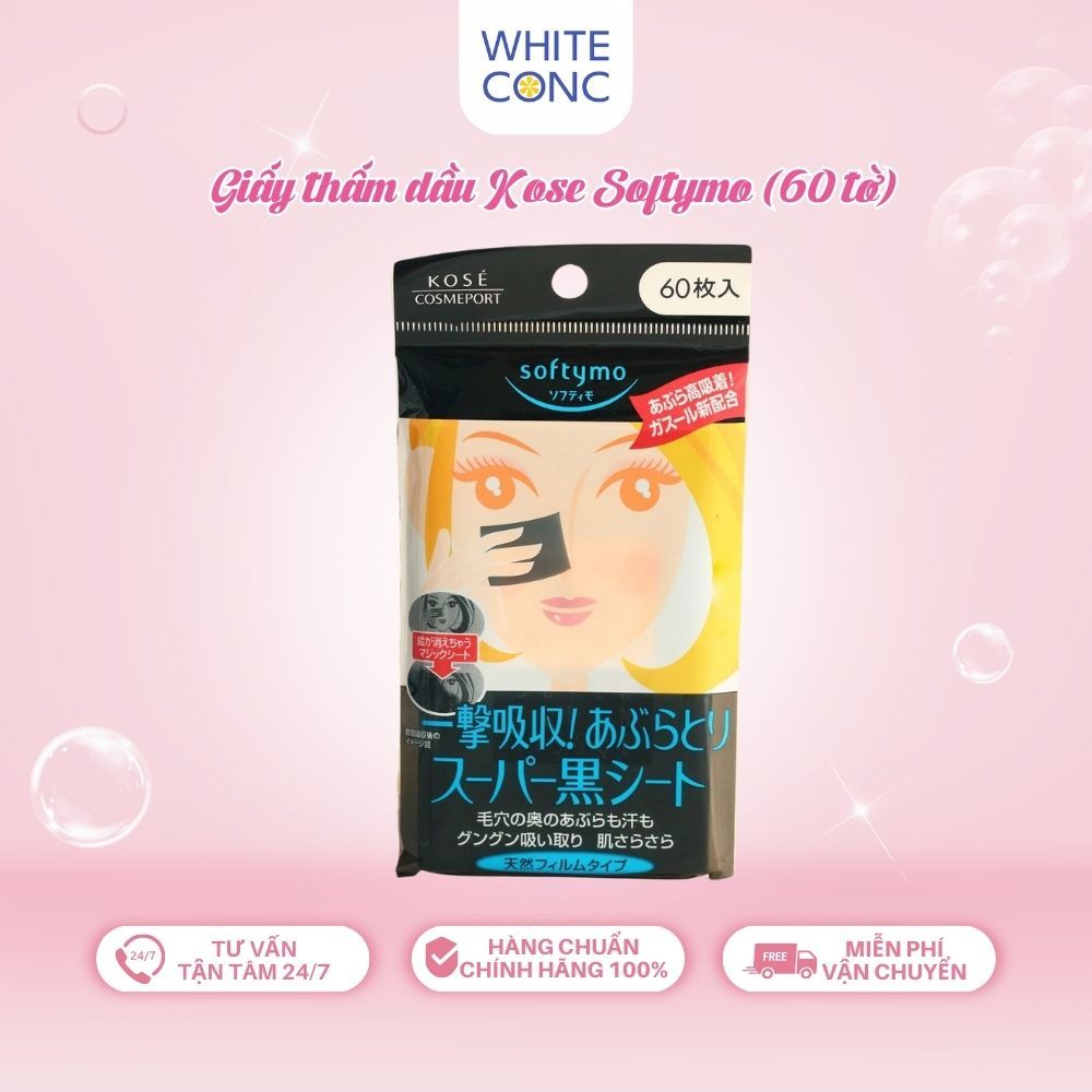 KOSE Softymo domestic oil-absorbing paper (60 sheets) | Shopee Philippines