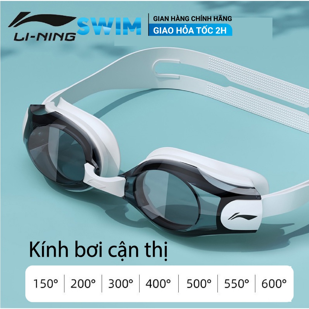 LI-NING High Definition Myopia Swimming Goggles with Earplugs LINING ...