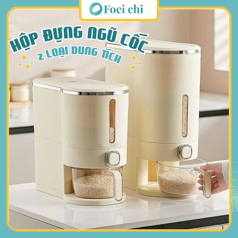 NAGO Smart Moisture-Proof Rice Container, Anti-Weevil Automatic Rice ...