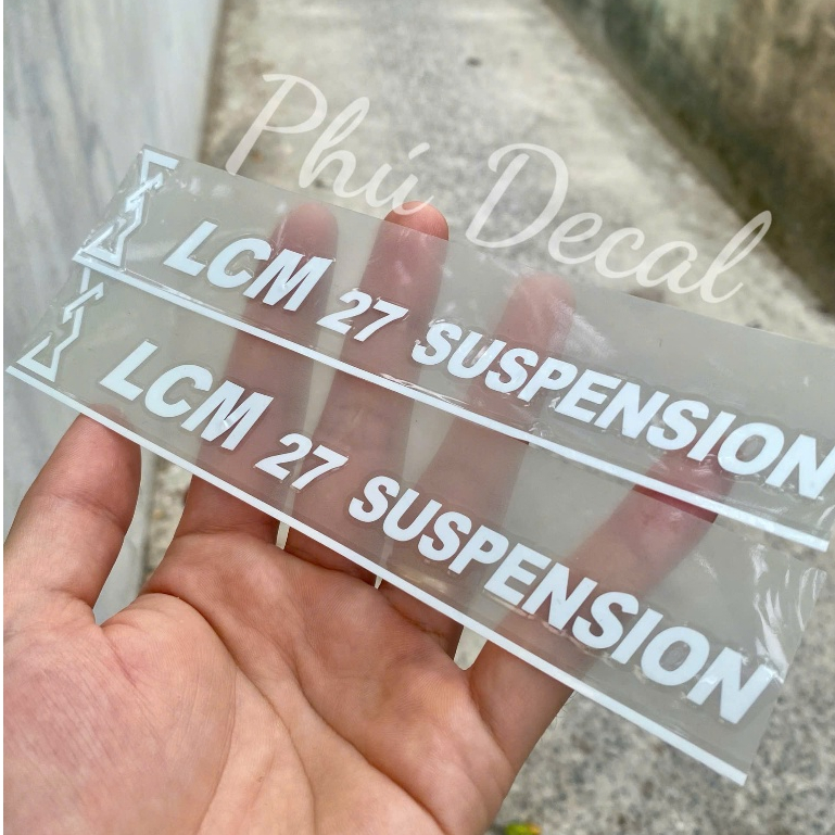 LCM Fork Sticker High Quality Peeled, Waterproof and Durable | Shopee ...