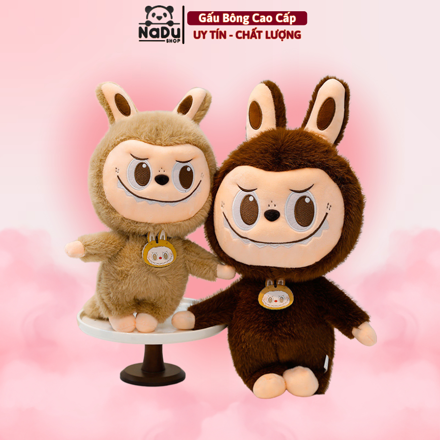 Labubu Teddy Bear with Fluffy Teeth Hot Trend, Lovely Labubu Doll ...