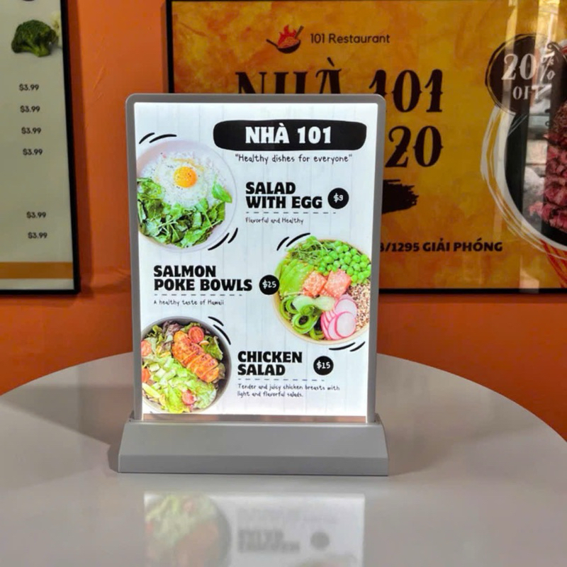 8-12h rechargeable Menu, A4 size, white billet | Shopee Philippines