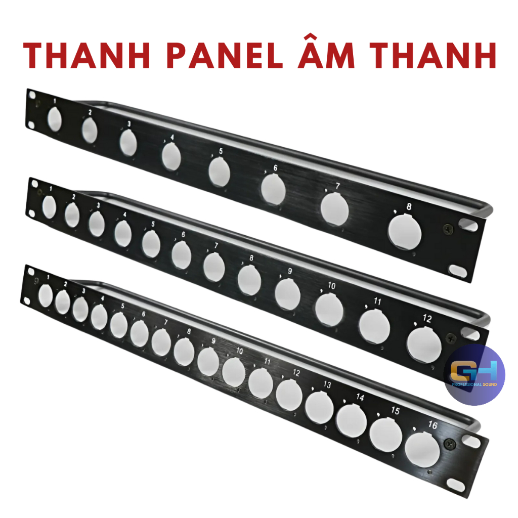 Split Jack Panel Bar 8 Holes and 12 Holes, 16 Holes to attach speaker ...