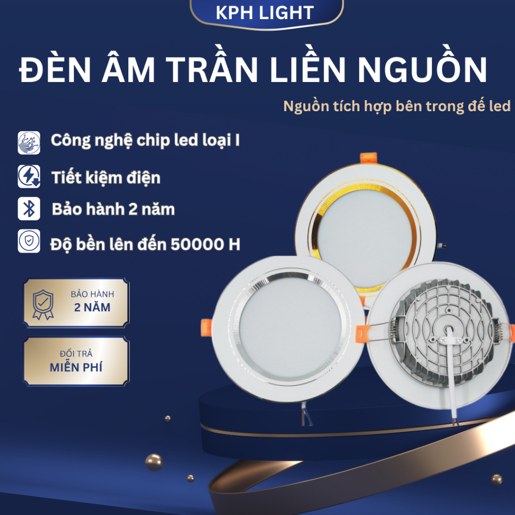 Downlight (POWER SOURCE) | 7-9W- Phi 90 | DOB LED Light with Cast Iron ...