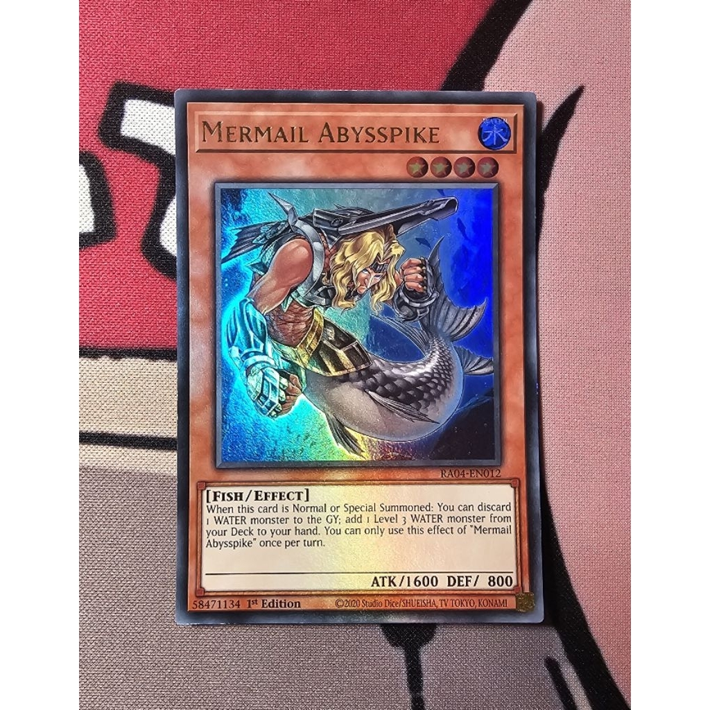 Yugioh Card : Mermail Abysspike (TCG) | Shopee Philippines