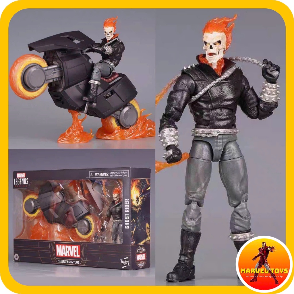 Hasbro Ghost Rider Ghost Speed Bootleg Figure with Marvel Legends 1/10 ...