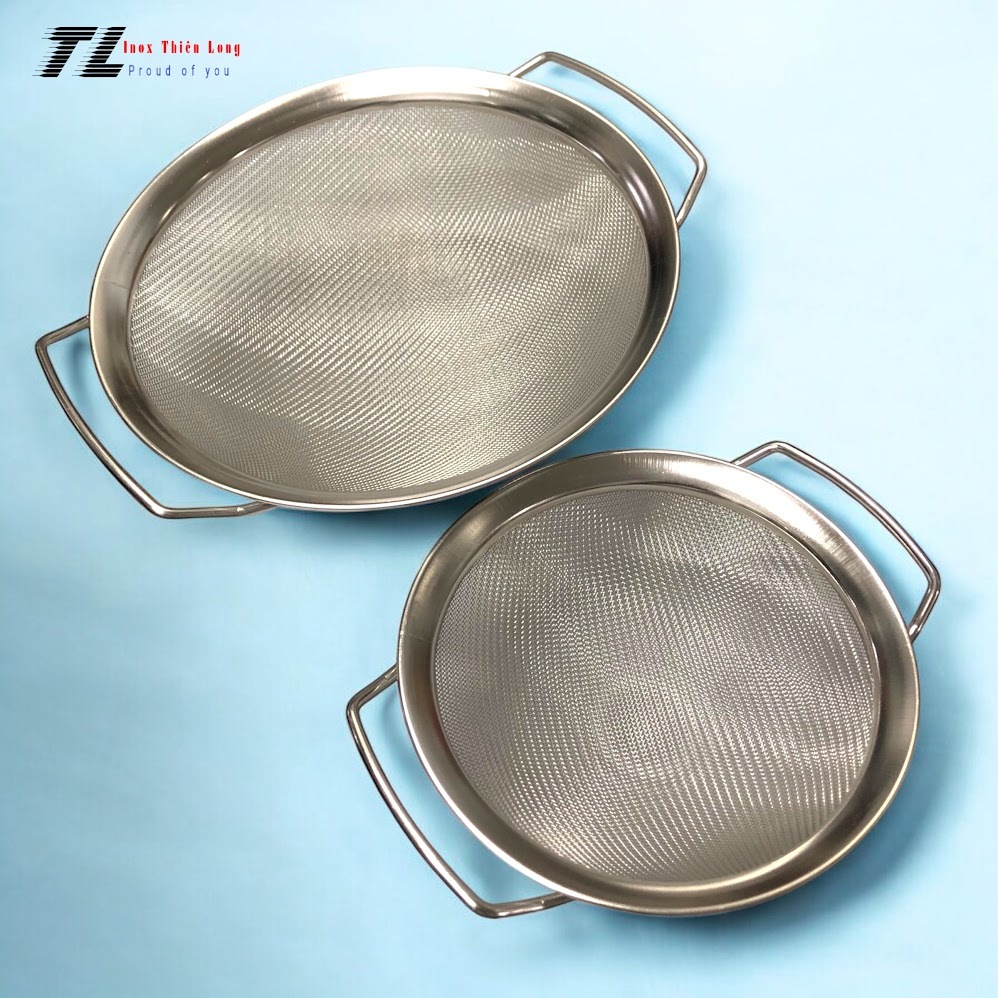 Sifter with 2 handles/ Thick stainless steel racket with smooth tight ...