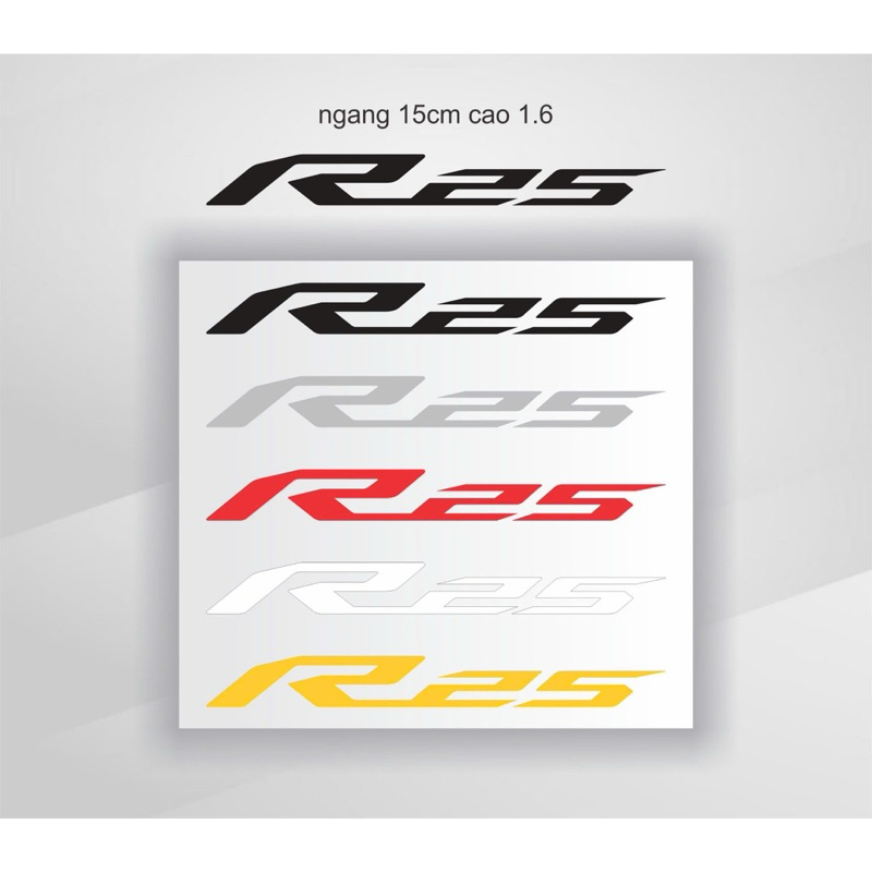 R25 stamp applied to many positions on the vehicle | Shopee Philippines
