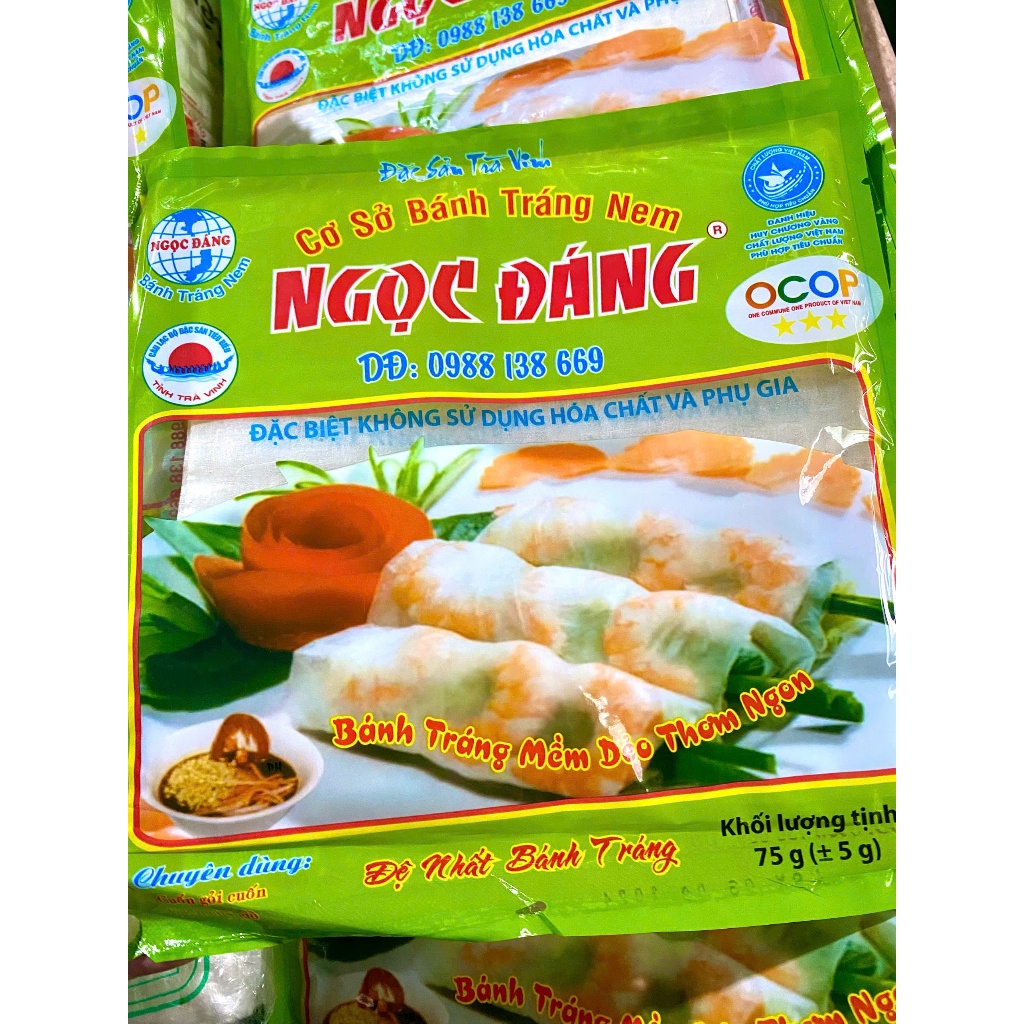 Ngoc Chu sticky square rice paper - 75g | Shopee Philippines