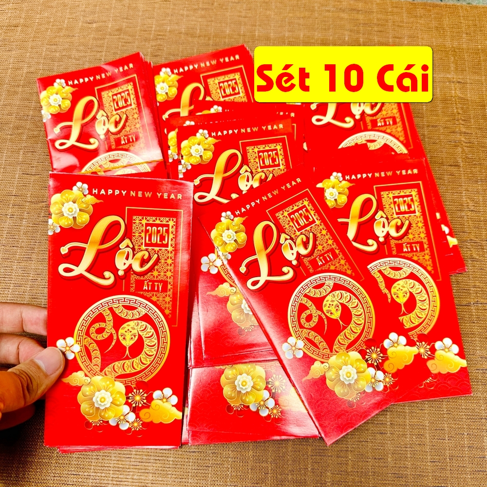 Combo of 10 Red Packets 2025 LOC, SOLID Red Packets, PASA | Shopee ...