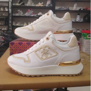 Guess white leather shoes online