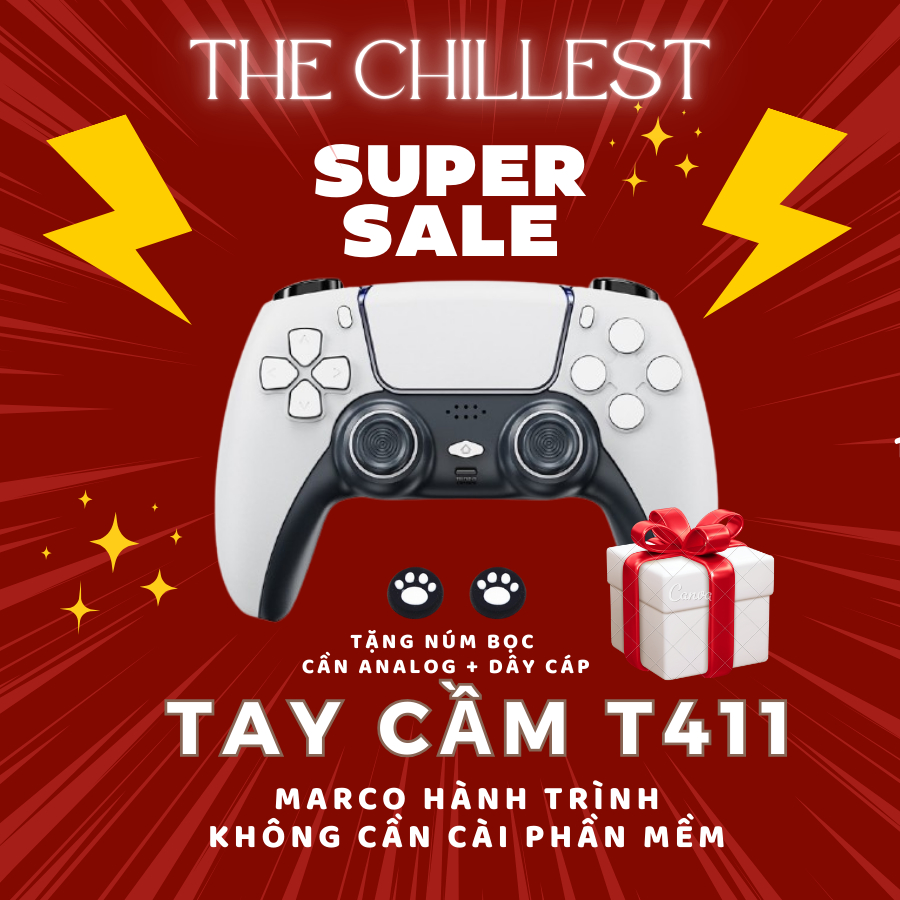 T411 controller, Bluetooth and wired connection, connects PC/Laptop/PS ...