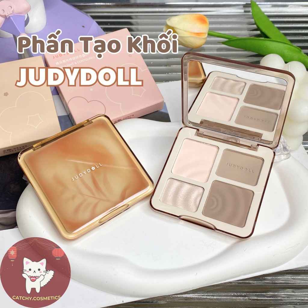 [JUDYDOLL] Judydoll Contouring Powder Palette with Highlighter 4 Boxes