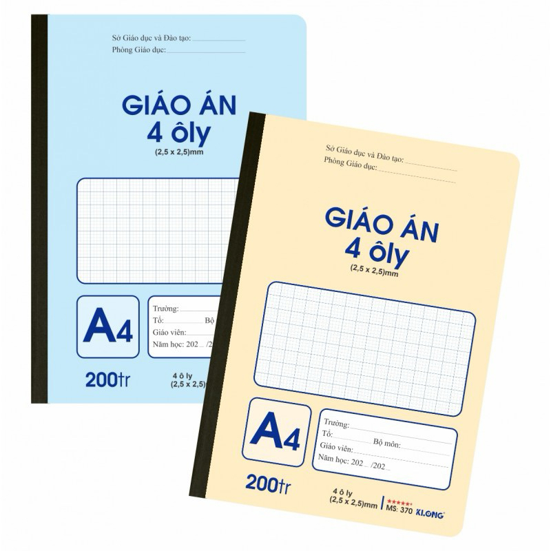 A4 square lesson plan notebook 120 pages/ 200 pages KLONG | Shopee ...