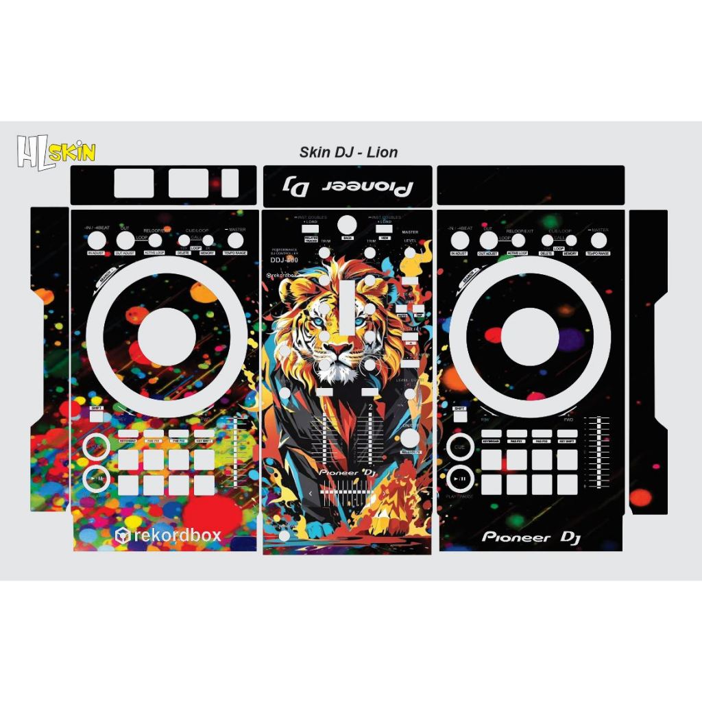 [ Express ] DJ Desk Sticker Skin (LION) (XDJ RR / RX / RX2 / RX3 / XZ ...