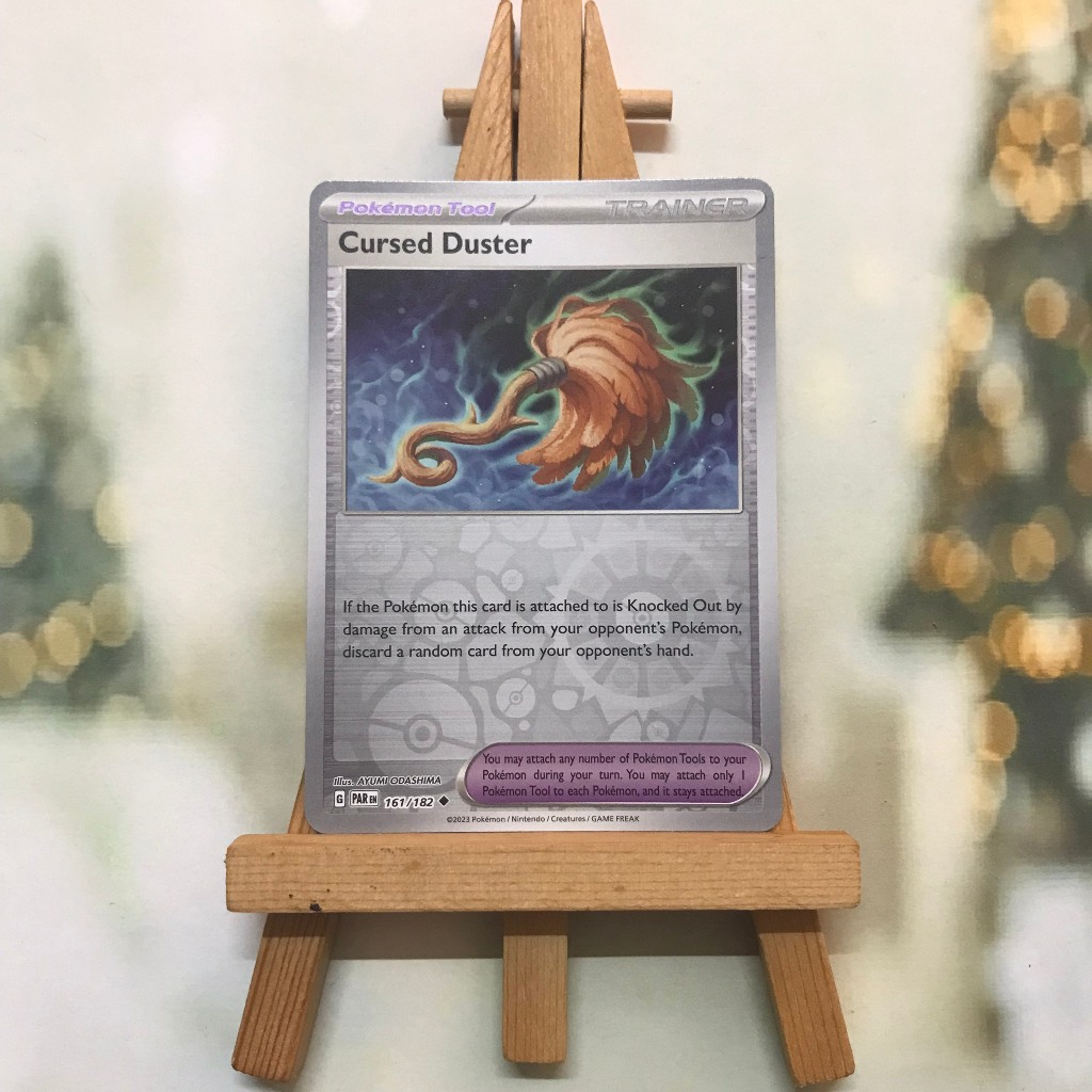 Pokemon Cursed Duster 161/182 Card - Scarlet&Violet Paradox Rift ...
