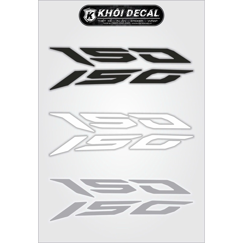 Stamp number 150 AirBlade with Zin (Price bag on both sides) Shopee