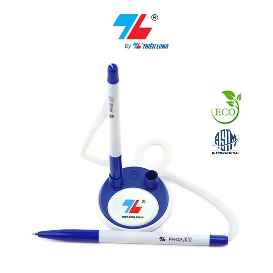 Thien Long PH-02 plug-in pen - 0.7mm pen tip - 2 ink colors Blue/Black ...