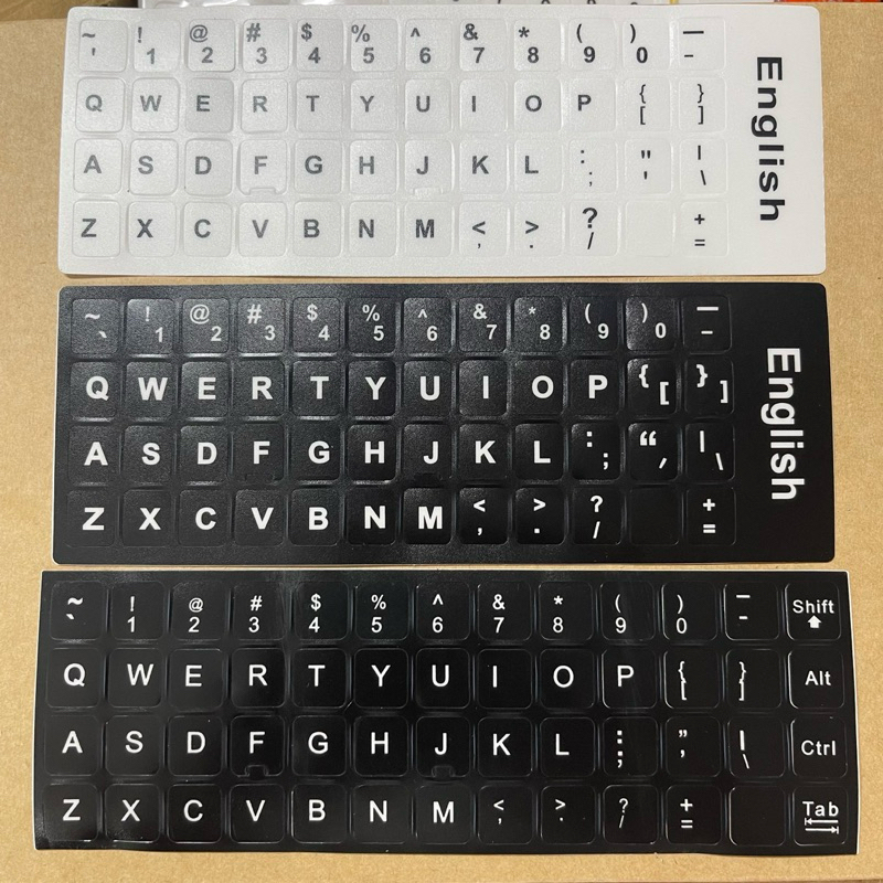 Us keyboard sticker for Laptop with Japanese keys and blurred keys ...