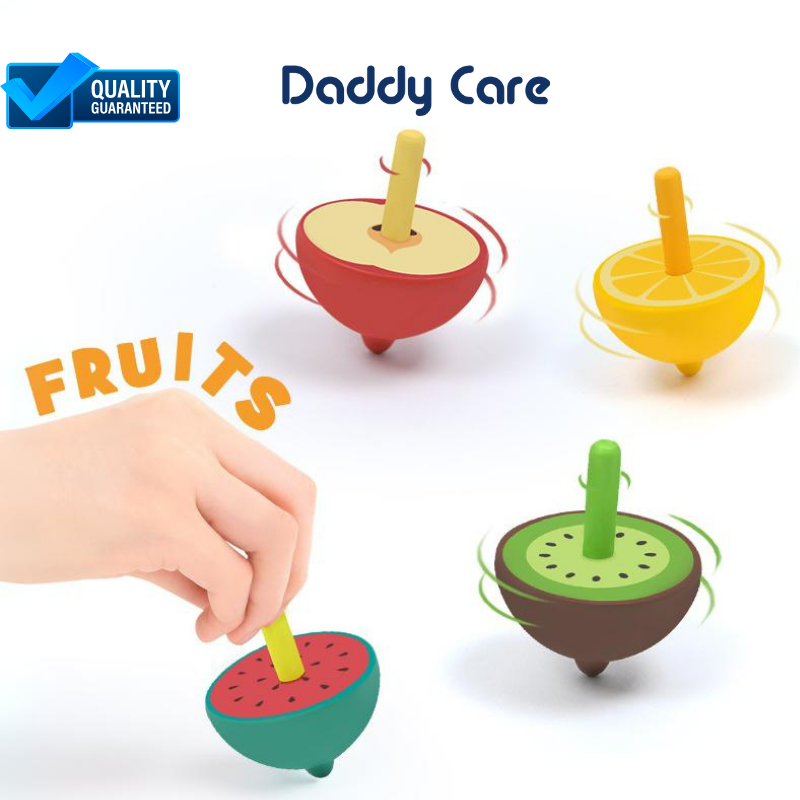 Mideer Mini Spinning Tops for babies, wooden toys for babies | Shopee ...