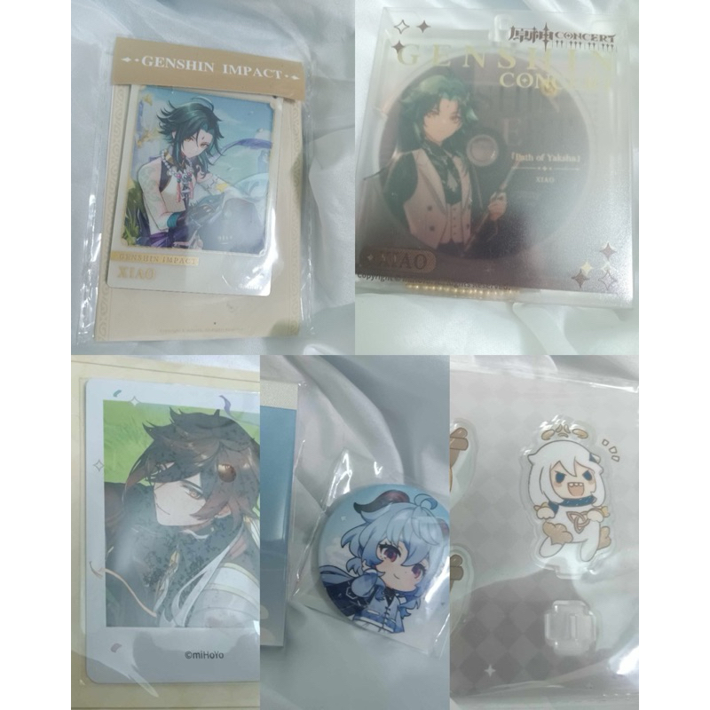 POLAROID [Genshin Impact] Collection of Genuine Goods Keychains, CDs ...