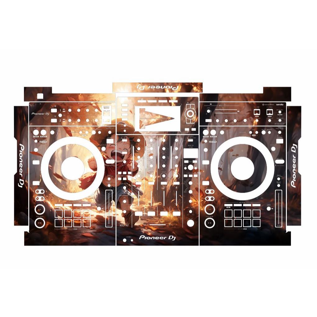 [ Express ] DJ Desk Sticker Skin (ONEPICE LUFFY) (XDJ RR / RX / RX2 ...
