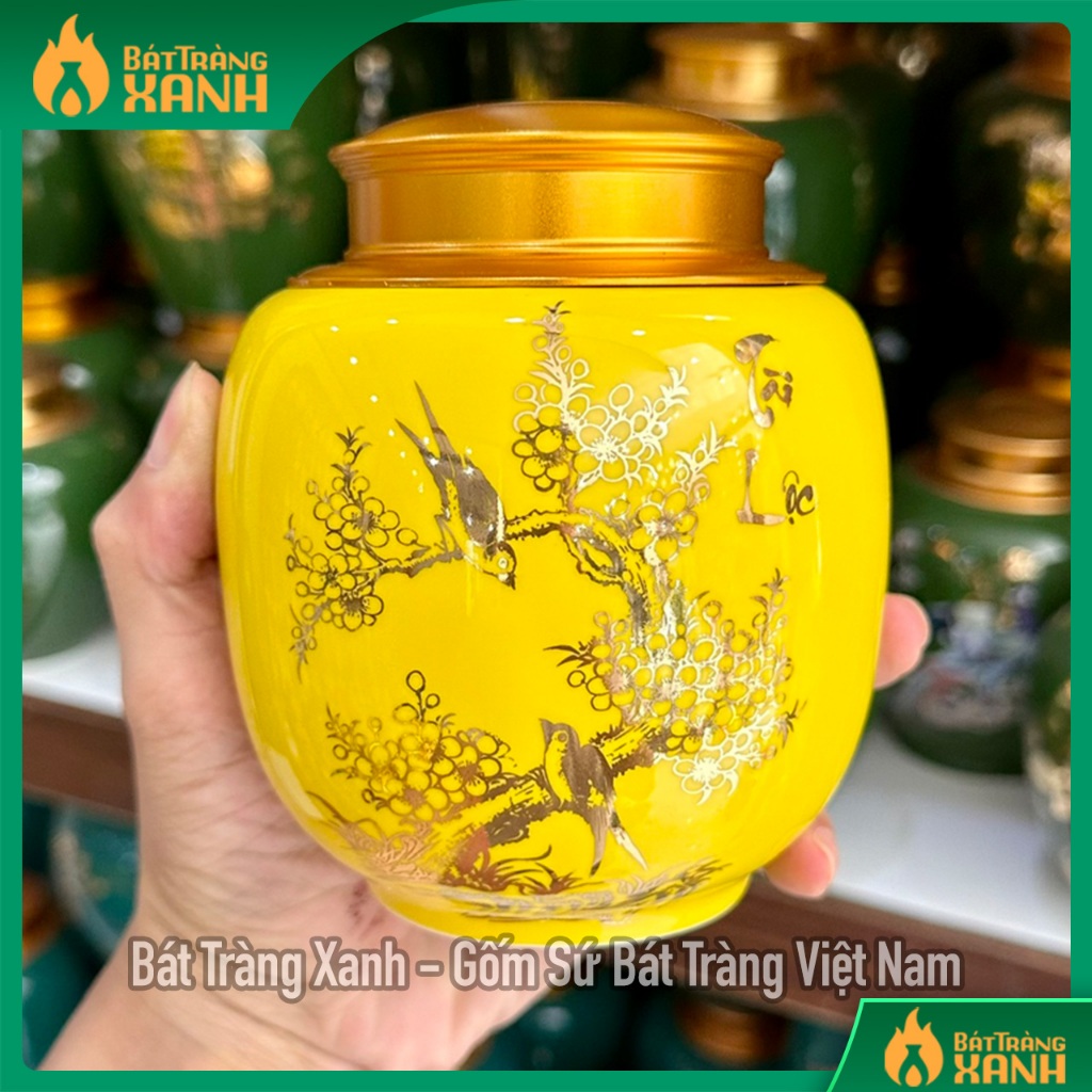 (15 Models) 150g premium Bat Trang tea pot with tight lid - Tea jars ...