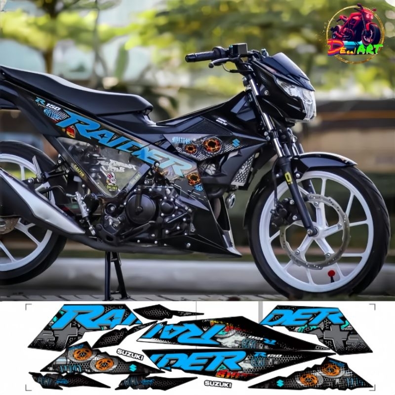 Raider Fi 150cc removable stamp - 3D printed glossy stamp model. High ...